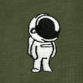 thumbnail image 2 of Dalix Astronaut Embroidered Cotton Relaxed Fit Flowy Short Sleeve Crewneck Tee Shirt Womens in Military Green 2XL XX-Large, 2 of 5