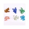 thumbnail image 2 of 30pcs 1.6cm Colorful Transparent Glass Marble Toy For Kid, 2 of 5