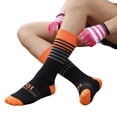 thumbnail image 3 of Performance Performance Athletic for Daily Outdoors and Training Needled Breathable Wicking Comfort Crew Stockings for Cycling Running Basketball, 3 of 3