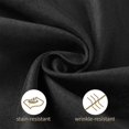 thumbnail image 3 of TRAHOO-2pack 70x70 Inch Black Square in Polyester Fabric Tablecloth for Wedding,Banquet,Restaurant and Parties, 3 of 4
