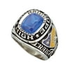Personalized Men's USA Class Ring in Valadium metals, Silver Plus, Yellow and White Gold
