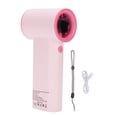 thumbnail image 2 of Portable Handheld Fan High Speed Stepless Adjustable Digital Display USB Rechargeable Quiet Small Pocket Fan for Travel Camping, 2 of 7