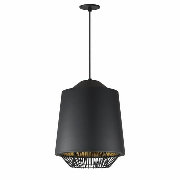 ET2 Lighting - Phoenix - 9W 1 LED Pendant-19 Inches Tall and 15.75 Inches