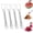 🔥 D_New, variant on Sentmoon 2-in-1 Stainless Steel Fruit Cutter with Fork Head Watermelon Cube Knife Ergonomic Round Handle Heavy-Duty Corer Multi-Purpose Kitchen Prep Tool for Home Bar Fruit Cutter Watermelon Fork 1pc