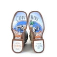 thumbnail image 2 of Men's Tin Haul Quantum Boots with Retro Rodeo Sole Handcrafted Brown, 2 of 3