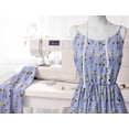 thumbnail image 6 of Soimoi Polyester Fleece Blue Fabric By the Yard - 56 Inch Wide - Florals Print Fabric - Elegant and Timeless Patterns for Fashion and Home Decor Printed Fabric, 6 of 6