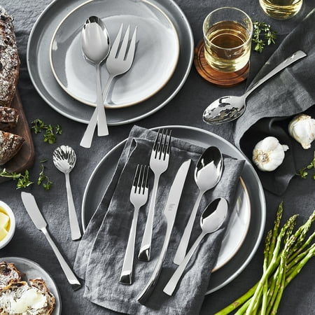 ZWILLING - Henckels Bellasera 45-pc 18/10 Stainless Steel Flatware Set - Stainless Steel
