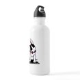 thumbnail image 3 of CafePress - Black Masked Bull Terrier Stainless Water Bottle 1 - Stainless Steel Water Bottle, Sports Bottle, 1.0L, 3 of 5