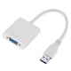 thumbnail image 1 of Adaptador Pantalla Video Ygjytge USB 3.0 A VGA Convertidor Pantalla Múltiple 1080P Blanco, 1 of 9