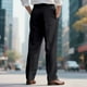 thumbnail image 4 of Ceisia Men's Relaxed Straight Retro Gift Striped Cotton Dress Pants Soft Structured Thin Striped Multi-Color, 4 of 9