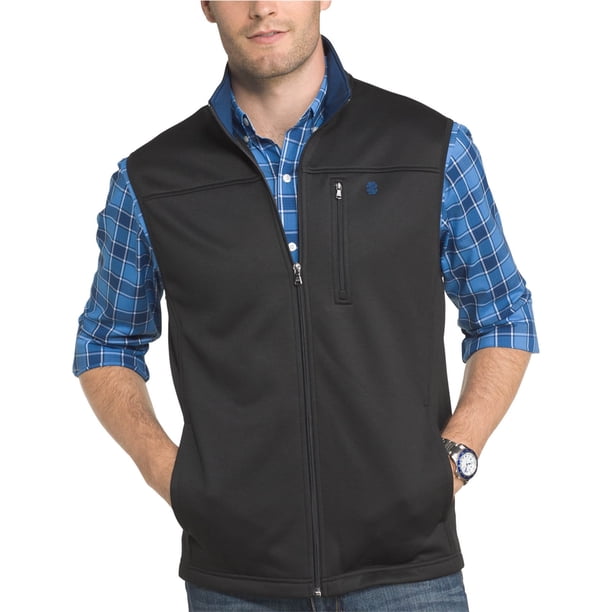 Chaleco IZOD Spectors para hombre color negro grande