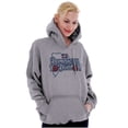 thumbnail image 5 of Dominican Doll Cute DR Flag Roses Hoodie Sweatshirt Women Brisco Brands S, 5 of 5
