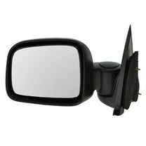 TRQ Folding Manual Side View Mirror Driver Left Hand LH for 02-07 Jeep Liberty MRA08124