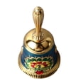 thumbnail image 4 of Vintage Style Alloy Hand Bell - Multi-Purpose Call Bell with Clear Crisp Sound, Ergonomic Rounded Handle, Ideal for Restaurant Service, Classroom Signaling, Pet Training, Wedding & Party Use, Retro, 4 of 7