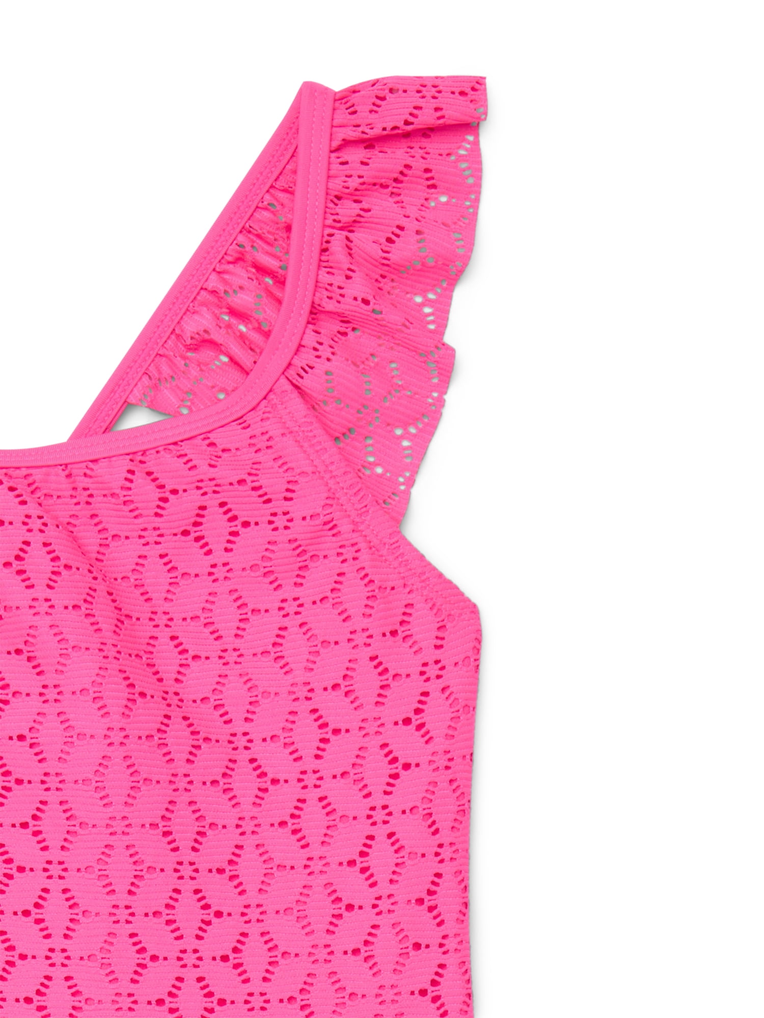 Ocean Gear Girls Flounce One-Piece Swimsuit, Sizes 4-18