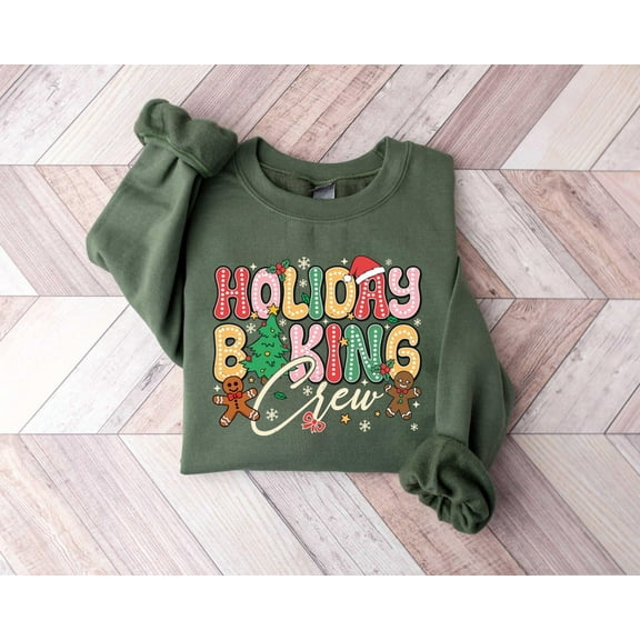 Christmas Baking Crew Sweatshirt, Christmas Cookie Crew Shirt, Cookies Sweatshirt, Christmas Gifts, Funny Family Christmas Shirt