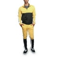 thumbnail image 2 of G-Style USA Men's Tri-Colored Track Suit Set ST5010-523 - Gold - 4X-Large, 2 of 6