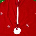 thumbnail image 3 of DII Santa And Snowman Holiday Tree Skirt, 3 of 3