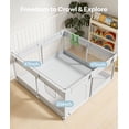 thumbnail image 2 of Playpen Fodoss para bebés y niños pequeños, color beige, con asa de tracción, 2 of 8