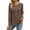 Coffee, variant on LYMAYTER Womens Knit Cardigan Female Long Sleeve Casual Tees Shirt Fall Winter Solid Color Bottoming Sweater S-2XL