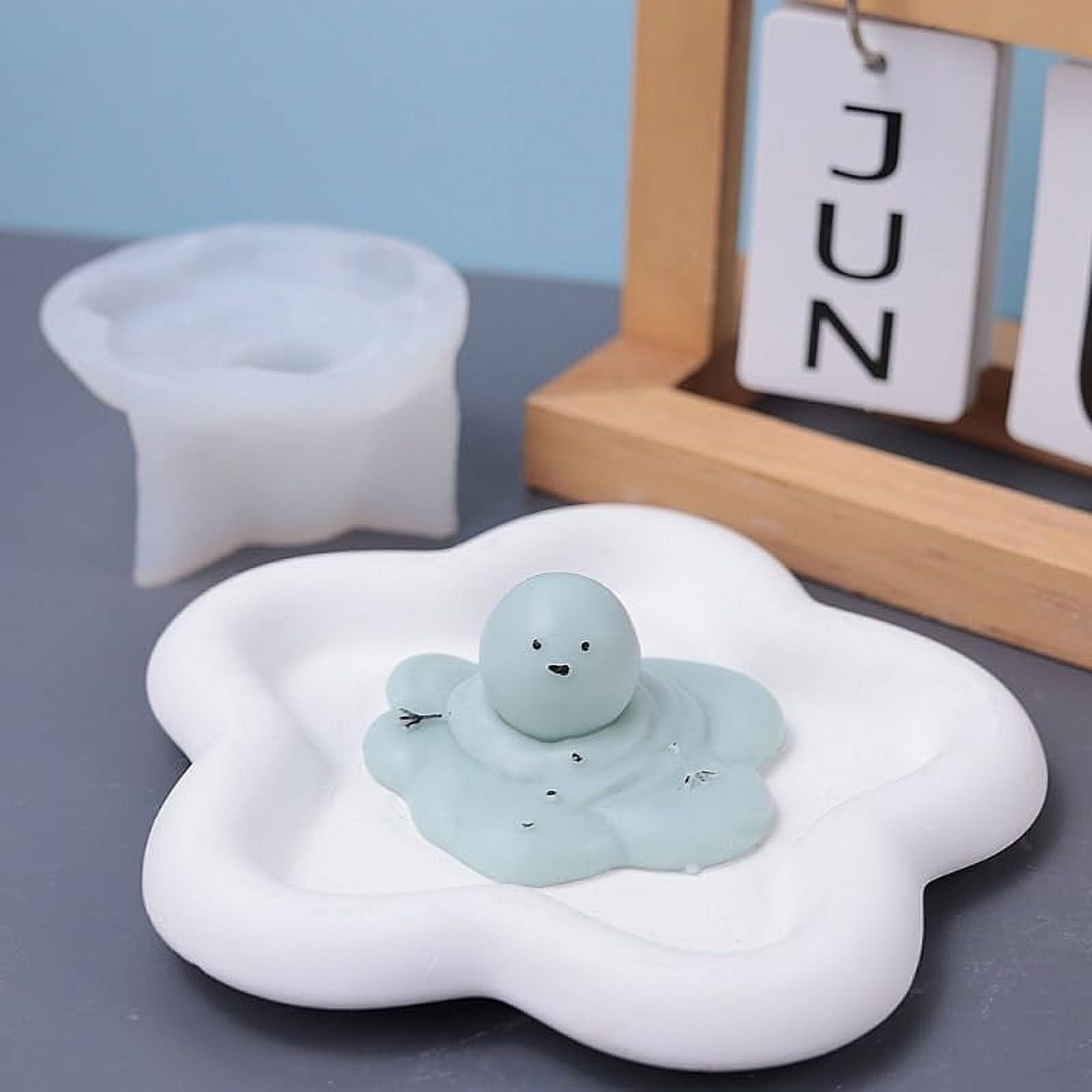 Cercle Bougeoir Moules, 3D Silicone Bougeoir Moule, Bougeoir Moule, Rouge À Lèvres Conteneur