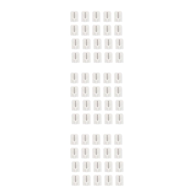Gancho de pared autoadhesivo Billuyoard 20 piezas Blanco