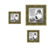 Picture Frame Set, 3 Piece Customizable Multi pack, 1-8x8, 2-4x4, for Instagram Photo Wall Gallery or Tabletop Display