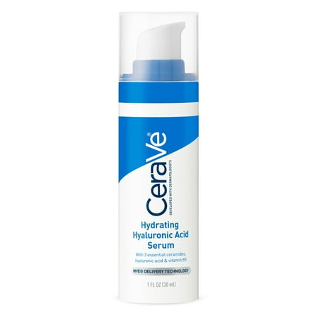 CeraVe Hydrating Hyaluronic Acid Face Serum, 1 fl (Best Hydrating Serum For Oily Skin)