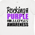 thumbnail image 4 of Inktastic Rocking the Purple for Lupus Awareness Boys or Girls Toddler T-Shirt, 4 of 5