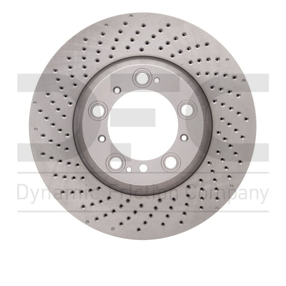 Rear Left Dynamic Friction Company Disc Brake Rotor 620-02067D (1) For 1999-2021 Porsche 911