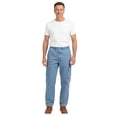 thumbnail image 5 of Turtle Bay New York Men’s Pull-On Denim Jeans, Elastic Waist, Double Cargo Pockets, Comfortable Stretch Fit, 5 of 5