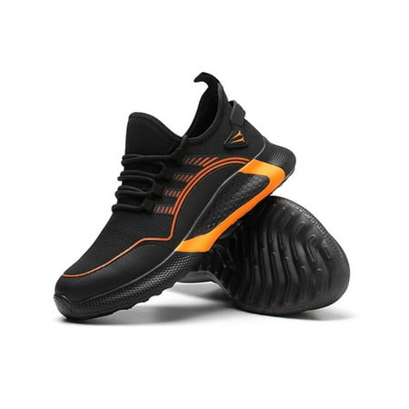 

Tanleewa Steel Toe Work Shoes for Men Lightweight Non-Slip Industrial Shoe Size 6 Men/7 Women