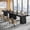 Black, variant on Tribesigns 55.1" Modern Meeting Table for 4-6 People, Conference Table with Thick Tabletop, Light Brown