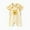 LightYellow, variant on Disney Winnie the Pooh Baby Boys Girls 2 Pcs Graphic Tee with Striped Overall Sets Newborn to Infant