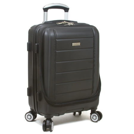 Dejuno Compact Hardside 20-Inch Carry-on Luggage with Laptop Pocket -