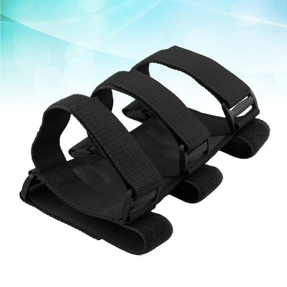 Masteelf Fire Extinguisher Bracket with Thick Nylon Strap for Car Use Black Fully Adjustable and