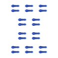thumbnail image 3 of Riwesomey 2 pegatinas para espejo retrovisor de coche, tira de advertencia reflectante para retrovisor, cinta nocturna, pegatina autoadhesiva extraíble de Azul 10piezas Riwesomey CBP267350, 3 of 4
