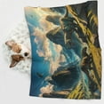 thumbnail image 6 of Yiaed Valley River Dinosaur Print Dog Blankets-Cat Blanket Washable for Couch Protection,Puppy Blanket, Soft Plush Reversible Throw Furniture Protector-, 6 of 8