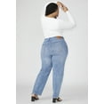 thumbnail image 3 of ELOQUII Women's Plus Size The Naomi Comfort Stretch Straight Leg Jean, 3 of 6