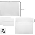 thumbnail image 4 of 50 Packs 4x6 Envelopes,White A4 Envelopes,4x6 Envelopes for Invitations, Printable Invitation Envelopes,Envelopes Self Seal for Weddings, Invitations,Greeting Cards, Mailing, Invitations, Photos, 4 of 4