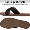 thumbnail image 4 of Ablanczoom Womens Sandals Dressy Slides: Comfortable Flat Slides for Women Shoes, 4 of 6
