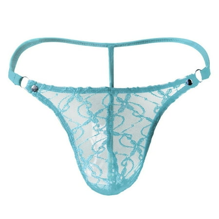 Yuhangmm Men s Sexy Lingerie Underwear Lace Mesh Thongs Panties Briefs Sexy Body Stockings for Women Bulk