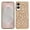 Gold, variant on Glitter Case for Samsung Galaxy S25 Edge, Sparkle Crystal Bling Slim Lightweight Cover, Military Grade Protection Silicone Rubber Shockproof Anti-Scratches Case for Girls Women, Rosegold