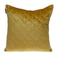 thumbnail image 1 of HomeRoots 402872 Diamant Tufté Ocre Transitionnel Carré Oreiller, 1 of 1
