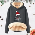 thumbnail image 1 of MHFRRA Sweat à Capuche pour Hommes Automne/hiver Imprimé de Noël Chaud S, 1 of 3