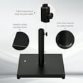 thumbnail image 4 of Outsunny 40 lbs Steel Square Parasol Stand Base, Black, 4 of 10
