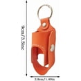 thumbnail image 4 of Leather Inhaler Case,Portable Outdoor Inhaler Storage Holder MultiPurpose Storage Tool for Home, School, Camping, Travel, and Business Trip Orange1, 4 of 5
