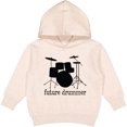 thumbnail image 2 of Inktastic Future Drummer Toddler Hoodie, 2 of 4