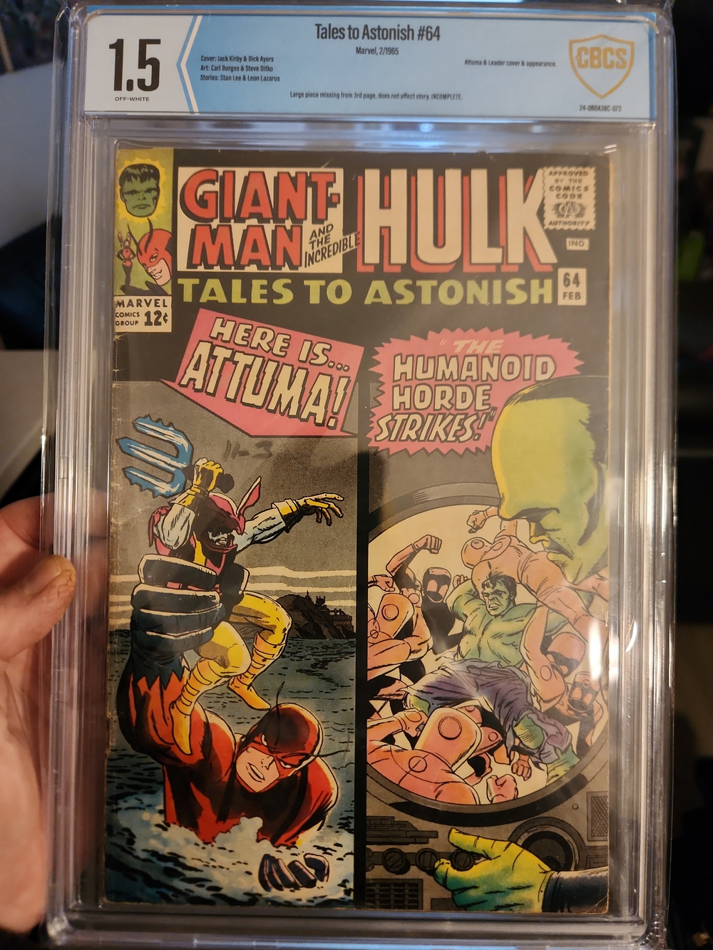 Cover of Tales to Astonish #64
