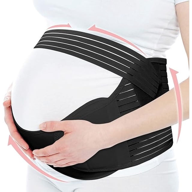 Banda para el vientre de maternidad, cinturón de soporte para el embarazo, soporte transpirable para el abdomen, pelvis, cintura y dolor de espalda